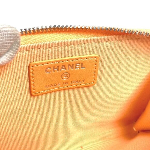 CHANEL AP3732 Wallet Coin Card Case Star Logo Fragment case coin purse Unused - Picture 11 of 14